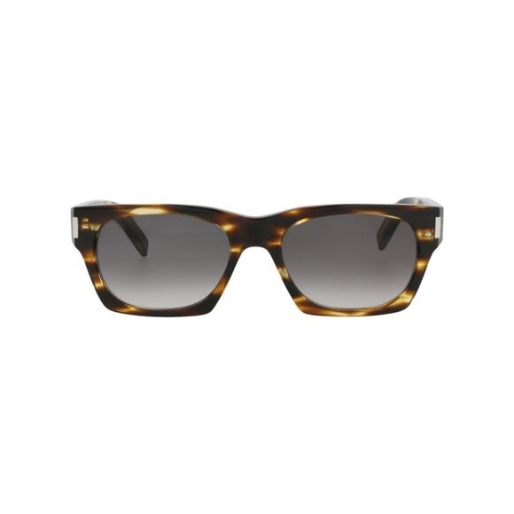 Square-Frame Recycled Acetate Sunglasses - Picture 1 of 5